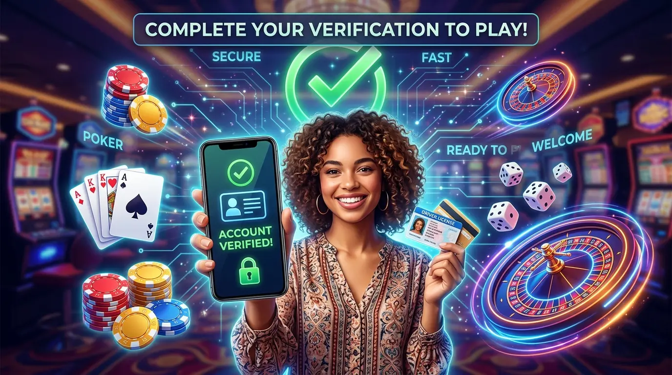 Verifiera konto hos Videoslots casino